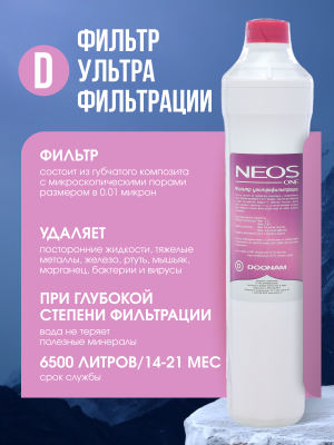 Фильтр ультрафильтрации D (сменный картридж для Coolmart  Neos One) 